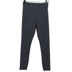 Athleta Womens Sz S Dark Gray Salutation Stash 7/8 Tight Legging High Waist